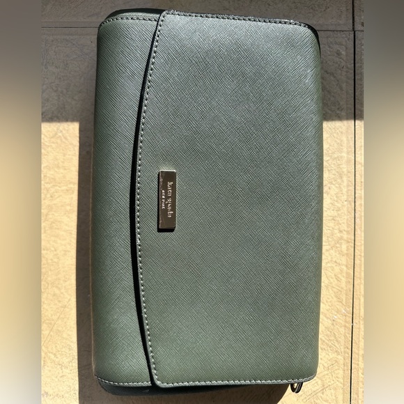 Forest green KATE SPADE with gold chain strap and matching...
